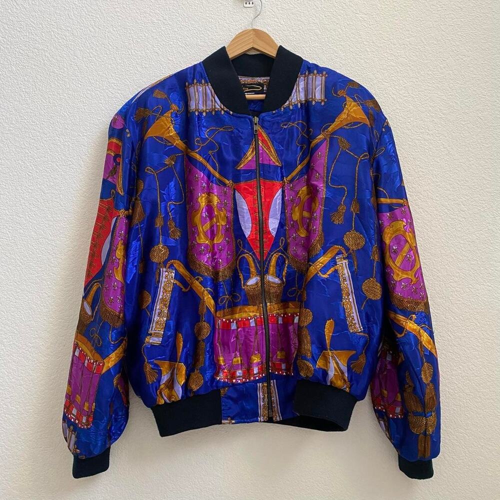 Vintage Chainlink Bomber Jacket